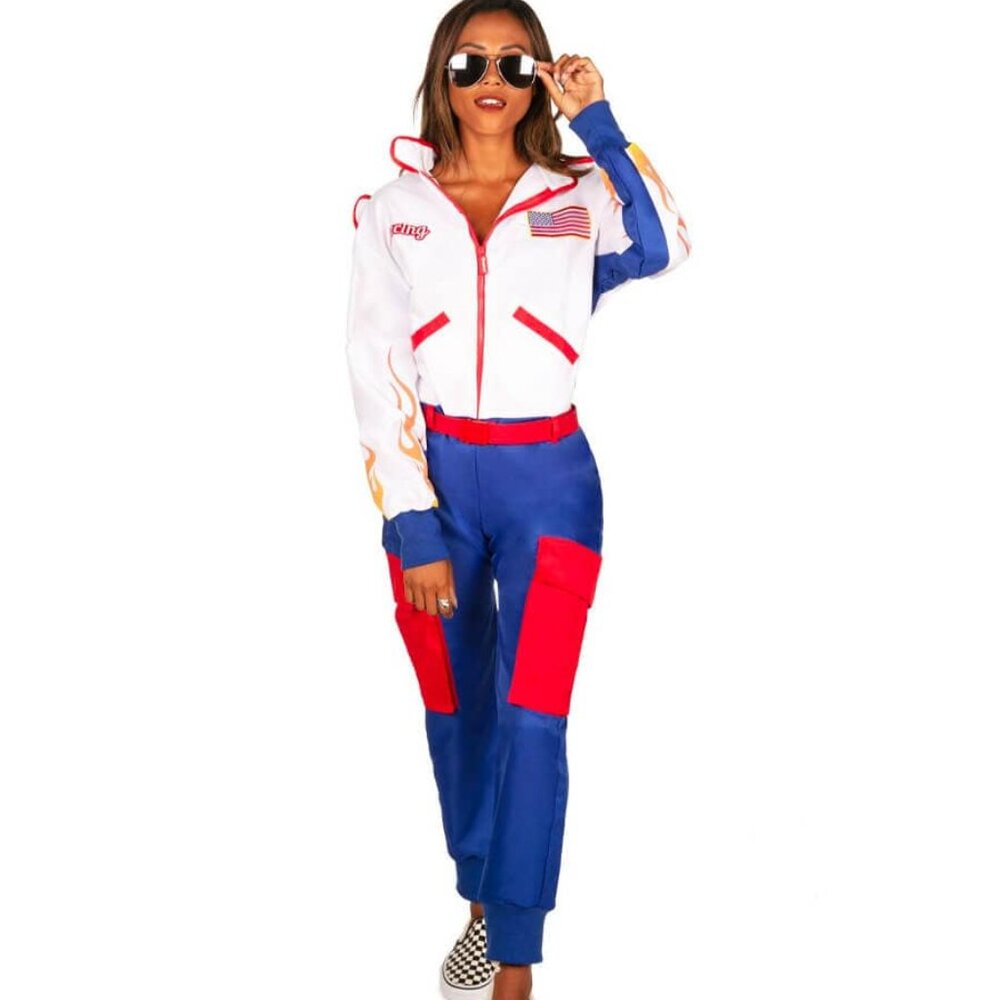 Tipsy Elves Women's Talladega Racer Costume Size M